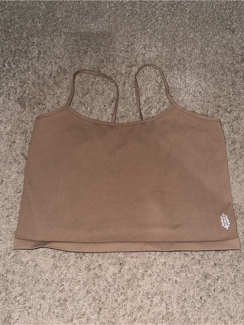 Free People Movement Cropped Tank Top with Thin Straps